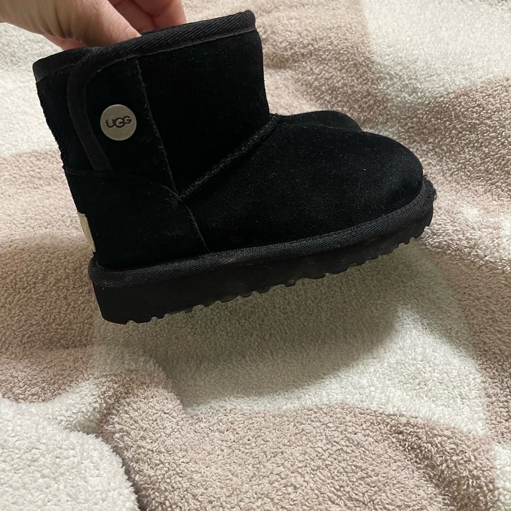 UGG Classic Black Ankle Boots